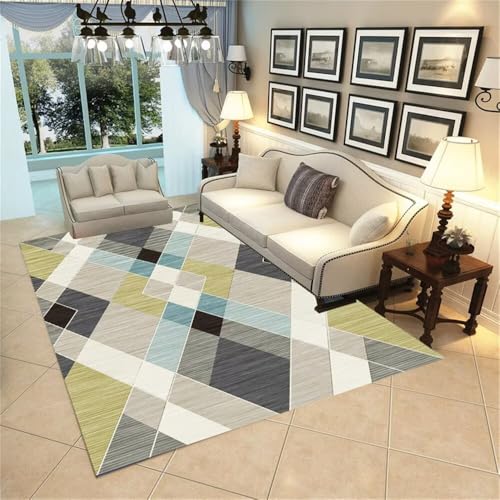 WBDYMX Deko Für Schlafzimmer Teenager Zimmer 120x160CM Teppich Terrasse Outdoor blau Graugelber geometrischer Wohnzimmer Dekoration Runner Rug WBDYMX Deko Für Schlafzimmer Teenager Zimmer 120x160CM Teppich Terrasse Outdoor blau Graugelber geometrischer Wohnzimmer Dekoration Runner Rug von WBDYMX