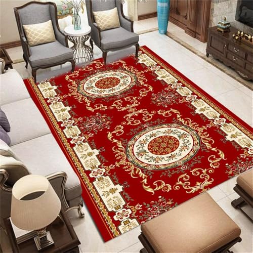 WBDYMX Teppich Sale Bürostuhl Geeignet 80x150CM bodendeko rot Rechteckiger für das Schlafzimmer Kinderteppiche Mädchen Auslegware Teppichboden WBDYMX Teppich Sale Bürostuhl Geeignet 80x150CM bodendeko rot Rechteckiger für das Schlafzimmer Kinderteppiche Mädchen Auslegware Teppichboden von WBDYMX