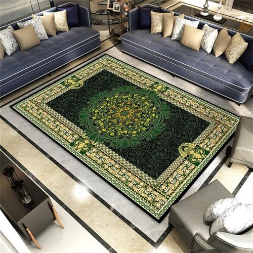 WBDYMX Wohnzimmercouch Wohnzimmer Teppichboden 160x230CM Moderne Wohnzimmeraccessoires Grün Frischer Blumenteppich Kinderteppiche kuschel Teppich WBDYMX Wohnzimmercouch Wohnzimmer Teppichboden 160x230CM Moderne Wohnzimmeraccessoires Grün Frischer Blumenteppich Kinderteppiche kuschel Teppich von WBDYMX