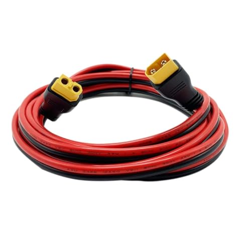 WBGADAM 2M XT60 Verlängerungskabel – Stecker auf Buchse 12AWG für RC Lipo Akku FPV Drohne RC-Modellba WBGADAM 2M XT60 Verlängerungskabel – Stecker auf Buchse 12AWG für RC Lipo Akku FPV Drohne RC-Modellba von WBGADAM