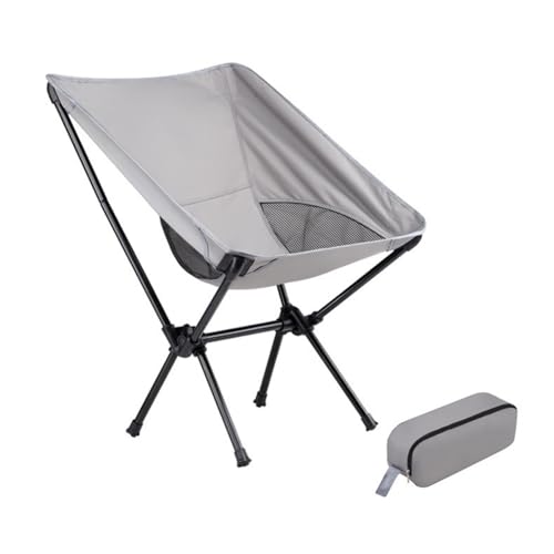 WBLKSKY Tragbarer Campingstuhl, leichter faltbarer Campingstuhl zum Wandern, Bergsteigen, Strand von WBLKSKY