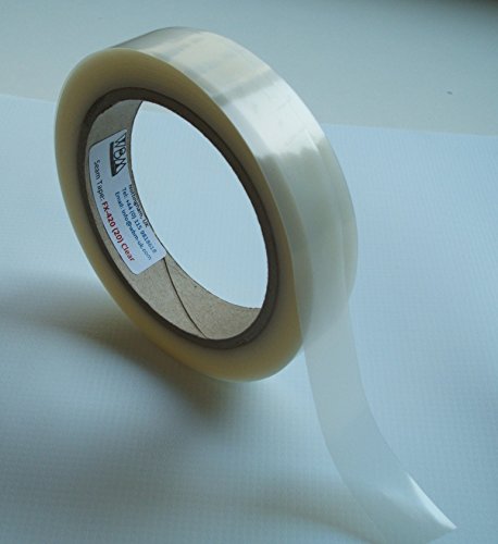 Nahtdichtband WBM FX-420 - Hot Melt - Wasserdicht PVC + PU beschichtete Stoffe - Reparaturband - 20 Meter - zum Aufbügeln (transparent (transparent), 20mm Breite) von WBM Seam Tapes