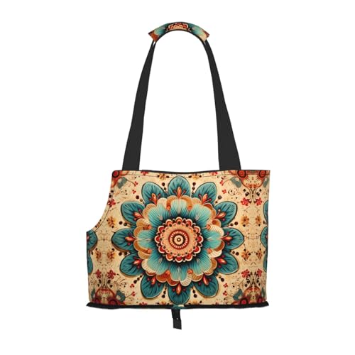 Reika bedruckte Haustier-Umhängetasche – faltbares Design, kleine Katzen- und Hunde-Reisetasche Reika bedruckte Haustier-Umhängetasche – faltbares Design, kleine Katzen- und Hunde-Reisetasche von WBQLSL