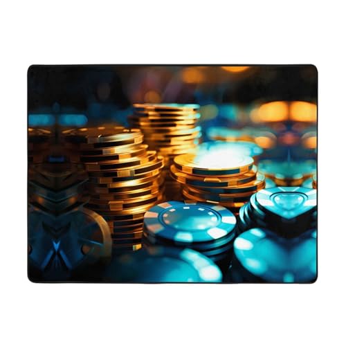 WBQLSL Bedruckter Wohnzimmer-Teppich, 160 x 121,9 cm, für Heimbüro, geeignet für unter Sofa, Arbeitszimmer WBQLSL Bedruckter Wohnzimmer-Teppich, 160 x 121,9 cm, für Heimbüro, geeignet für unter Sofa, Arbeitszimmer von WBQLSL