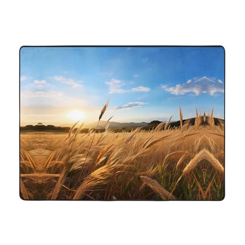 WBQLSL Bedruckter Wohnzimmer-Teppich, 160 x 121,9 cm, für Heimbüro, geeignet für unter Sofa, Arbeitszimmer WBQLSL Bedruckter Wohnzimmer-Teppich, 160 x 121,9 cm, für Heimbüro, geeignet für unter Sofa, Arbeitszimmer von WBQLSL