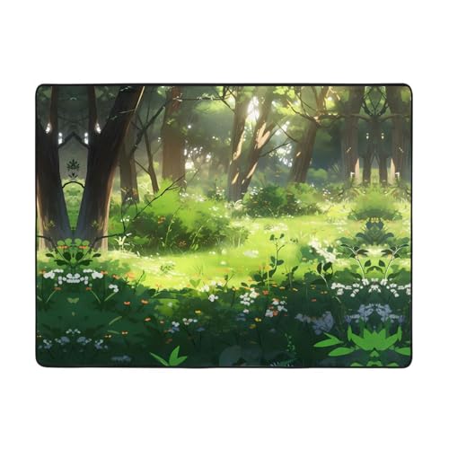 WBQLSL Bedruckter Wohnzimmerteppich, 160 x 121,9 cm, Bodenmatte für Zuhause, Büro, geeignet für unter Sofa, Arbeitszimmer WBQLSL Bedruckter Wohnzimmerteppich, 160 x 121,9 cm, Bodenmatte für Zuhause, Büro, geeignet für unter Sofa, Arbeitszimmer von WBQLSL