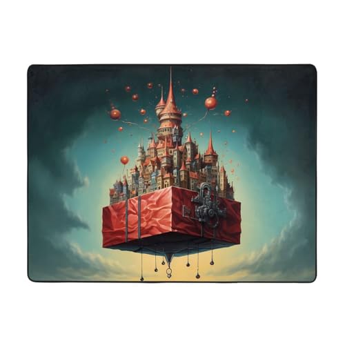 WBQLSL Bedruckter Wohnzimmerteppich, 160 x 121,9 cm, für Heimbüro, geeignet für unter Sofa, Arbeitszimmer WBQLSL Bedruckter Wohnzimmerteppich, 160 x 121,9 cm, für Heimbüro, geeignet für unter Sofa, Arbeitszimmer von WBQLSL