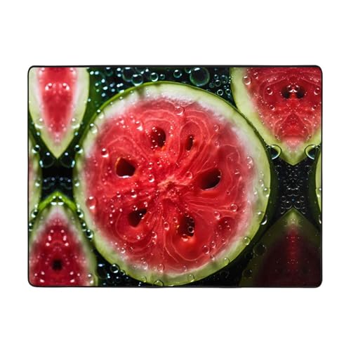 WBQLSL Cantaloupe Bedruckter Wohnzimmerteppich, 160 x 121,9 cm, Bodenmatte, geeignet für unter Sofa, Arbeitszimmer WBQLSL Cantaloupe Bedruckter Wohnzimmerteppich, 160 x 121,9 cm, Bodenmatte, geeignet für unter Sofa, Arbeitszimmer von WBQLSL