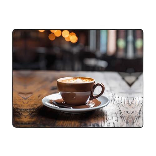 WBQLSL Keramik-Schüssel-Teppich, bedruckt, für Wohnzimmer, 160 x 121,9 cm, geeignet für unter Sofa, Arbeitszimmer WBQLSL Keramik-Schüssel-Teppich, bedruckt, für Wohnzimmer, 160 x 121,9 cm, geeignet für unter Sofa, Arbeitszimmer von WBQLSL