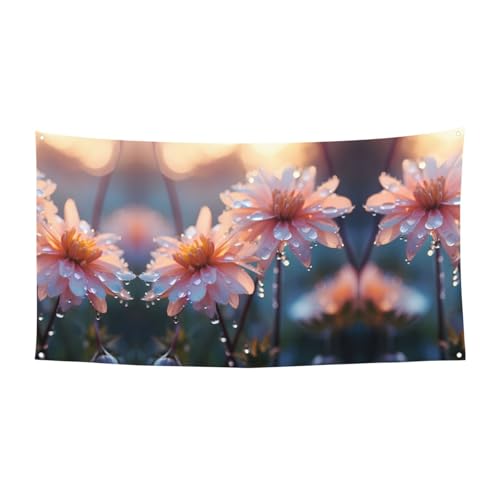 WBQLSL Post-Regentag Blume gedruckt Geburtstag Party Banner Dekoration – geeignet für Feiertagsfeier Hintergrund Wanddekoration WBQLSL Post-Regentag Blume gedruckt Geburtstag Party Banner Dekoration – geeignet für Feiertagsfeier Hintergrund Wanddekoration von WBQLSL