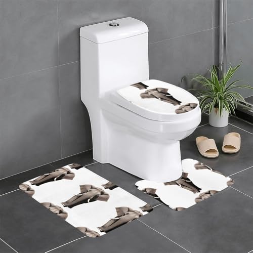 WBQLSL Schöne Elefant saugfähige Bodenmatte - 3-teiliges Set - Badezimmer Anti-Rutsch-Matte Schlafzimmer Türmatte Küchenmatte WBQLSL Schöne Elefant saugfähige Bodenmatte - 3-teiliges Set - Badezimmer Anti-Rutsch-Matte Schlafzimmer Türmatte Küchenmatte von WBQLSL