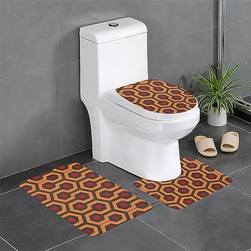 WBQLSL Shining Overlook saugfähige Bodenmatte - 3-teiliges Set - Badezimmer Anti-Rutsch-Matte Schlafzimmer Türmatte Küchenmatte von WBQLSL