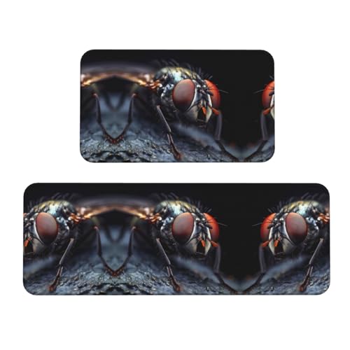 fly Bedruckte Polstermatte - 2-teiliges Set, multifunktionale Matte für Küche, Bad und Schlafzimmer fly Bedruckte Polstermatte - 2-teiliges Set, multifunktionale Matte für Küche, Bad und Schlafzimmer von WBQLSL