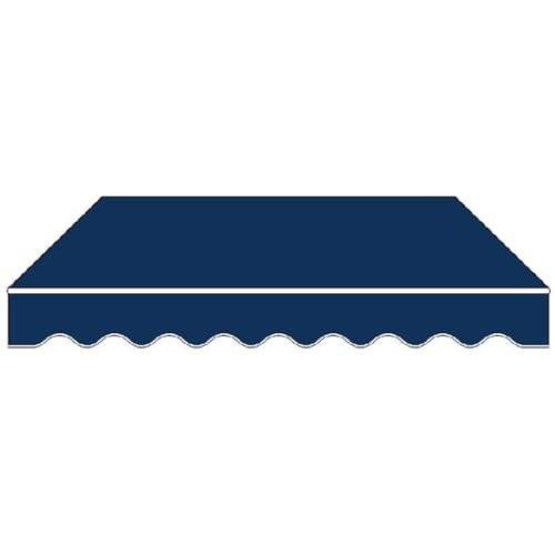 WBQYIPD Einziehbarer Ersatzstoff for Terrassenmarkisen, Sonnenschutz-Überdachungsstoff for Türen und Fenster, Sonnenschutz-Überdachungsabdeckung for den Außenbereich(500x300cm/16.4x9.8ft) von WBQYIPD