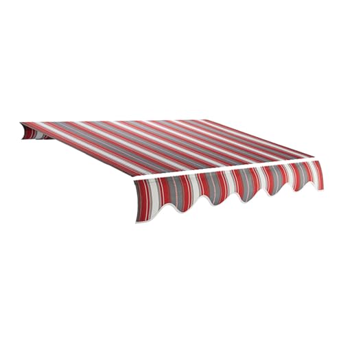 WBQYIPD Ersatz-Markisenstoff, wasserdichte Polyesterabdeckung for Den Außenbereich for Den Terrassengarten(600x200cm/20x7ft) von WBQYIPD