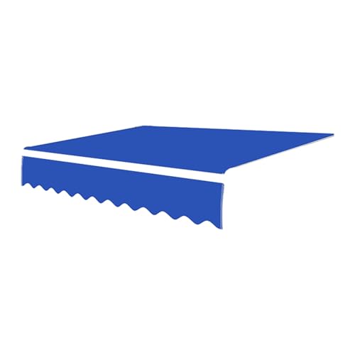 WBQYIPD Ersatz-Markisenstoff for die Terrasse, wasserdichte Sonnenschutz-Überdachung for den Außenbereich, Sonnenschutz-Leinwand aus Polyester(400x350cm/13x12ft) von WBQYIPD