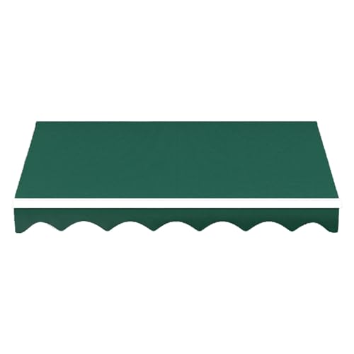 WBQYIPD Ersatz-Stoffabdeckung for Gartenmarkisen, wasserdichter Sonnenschutz, Sonnenschutz, Segeltuch, Frontvolant(400x400cm/13x13ft) von WBQYIPD