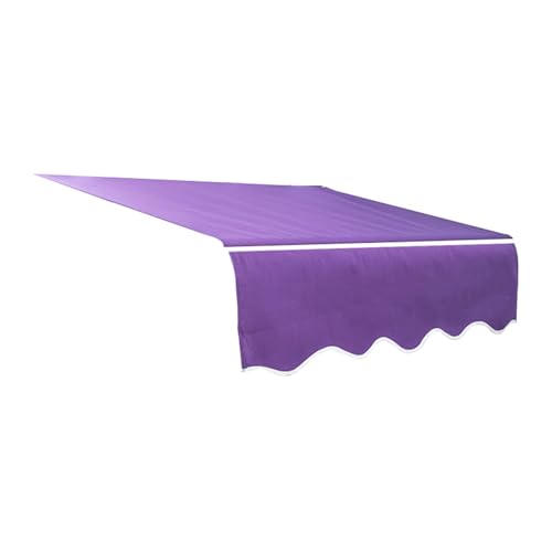 WBQYIPD Markisenstoff, Sonnenschutz Markisentuch, Wasserdichter Ersatzstoff Mit Volant, Markisenbespannung for Markise(400x200cm/13.1x6.6ft) von WBQYIPD