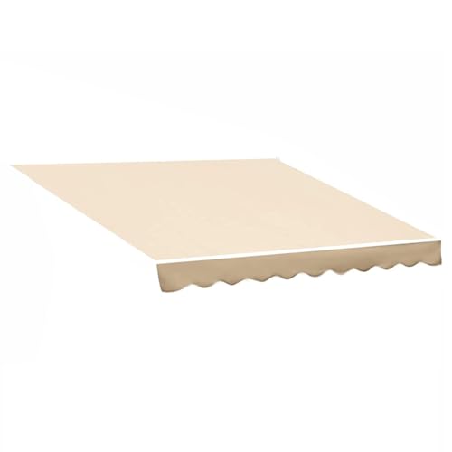 WBQYIPD Markisenstoff-Ersatz, Einziehbarer Sonnenschutz for Garten Und Terrasse, wasserdichte Sonnenschutzplane for Terrassenbalkone(500x300cm/16x10ft) von WBQYIPD