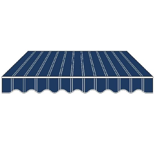 WBQYIPD Stoffersatz for Einziehbare Markise, Terrassen-Sonnenschutzdach, Sonnenschutz-Segeltuch Mit UV-Schutz An Der Vorderseite(500x350cm/16.4x11.5ft) von WBQYIPD