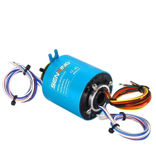 Elektrischer Schleifring, Lochgröße: 12,7 mm, Außendurchmesser 56 mm, Durchgangsbohrung, Schleifring, Stromsignalübertragung for Rotationsanwendungen(12.7x56mm 18CH 10A) von WBQZMPEF