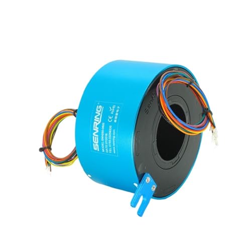 Elektrischer Steckverbinder for 8 Stromkreise mit jeweils 5 A und einer Bohrung von 50 mm for einen Schleifring mit Durchgangsbohrung von WBQZMPEF