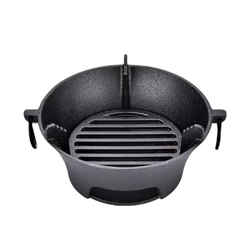 Holzkohlegrill Aus Gusseisen, Tragbares Koreanisches Kochfeld Und Japanischer Barbecue-Grill For Camping, Robuster Grillofen von WBRSybUK
