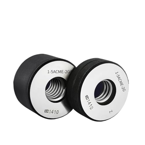 Gewinde-Ringlehre, 1 Satz, nicht standardmäßige trapezförmige Gewinde-Ringlehre 2G 1''1/4-5 6 8 10 12 1'' 3/8 Messwerkzeug(1 1I4-5ACME-2G) von WBTAJZHY