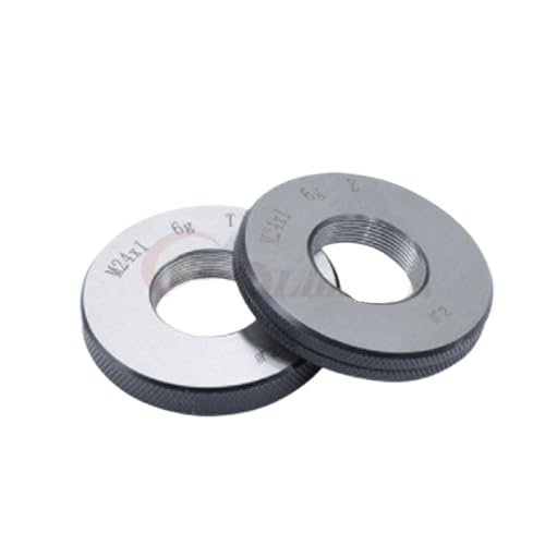 Gewinde-Ringlehre M18 M20 M22 M24 * 3 * 2 * 1,5 * 1 * 0,75 Gewinde-Ringlehre Gewinde-Ringlehre GO-NOGO GAUGE 6g Messlehre 2 Stück/Set(Gold) von WBTAJZHY