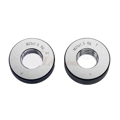 Gewindelehrring M35 M36 M38 M39 M40 M42 * 4,5 * 4 * 3 * 2 * 1. 2A Gewindelehrring TZ TPI Gewindelehrring Gut- und Schlecht-Ringlehre 2 Stück/Set(M39X4) von WBTAJZHY