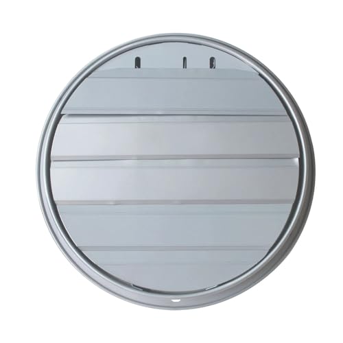 Soffit Vents Round Soffit Vent Air Outlet Cover Round Movable Covers Air Vent Grill Exhaust Fan Shutter(10inch) von WBTAJZHY