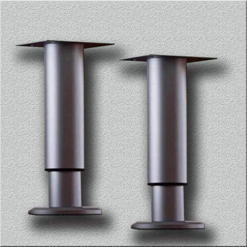 Verstellbare Beine, 2 Stück verstellbare Stützbeine for Waschbecken, Schrankmöbel, Sofabeine, bohrfreie Unterbau-Waschbeckenhalterungen,(Gray,H 8 12cm(3.1" 4.7")) von WBTAJZHY