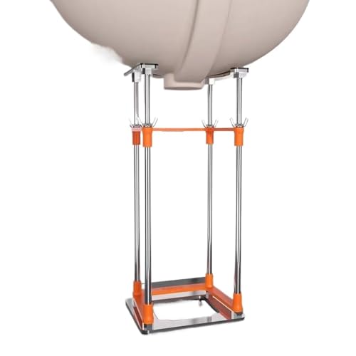 Verstellbare Beine, Stützbeine for Spülbecken, ohne Bohren, Stützstange aus Edelstahl, Stützstangen for Küchenspülen, Reparatur von Badezimmerwaschbecken(Height 57 78cm(22.4" 30.7")) von WBTAJZHY