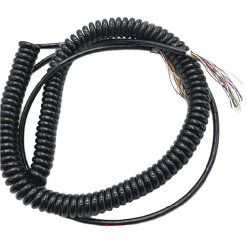 WBTAJZHY Federkabel, 12 Adern, dehnbar, 3 bis 4 Meter, CNC-Handsender, Encoder, manueller Generator von WBTAJZHY
