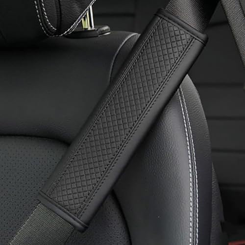 WBWBB 2 Stück Gurtpolster Auto für Porsche Panamera (970/971) Panamera Sport Turismo (971), Autogurt Polster Gurtschoner Polster PU Anschnallgurt Sicherheitsgurt Schulterschutz,B von WBWBB