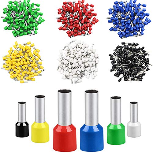 100 teile/paket E0508 ​​E7508 E1008 E1508 E2508 Isolierte Aderendhülsen Terminal Block Kabel Ende Draht Stecker Elektrische Crimp Terminator(E6012,Yellow) von WBZARCPNG