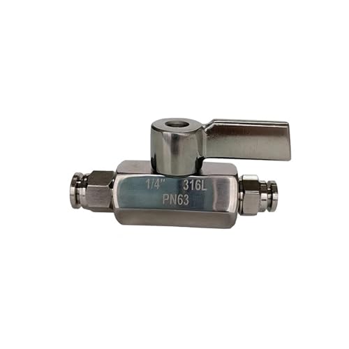 4mm 6mm 8mm 10mm 12mm 14mm 16mm Schnellsteckverbindung 304 Edelstahl Zweiweg-Mini-Kugelhahnadapter(BSP3I8,12mm-12mm) von WBZARCPNG