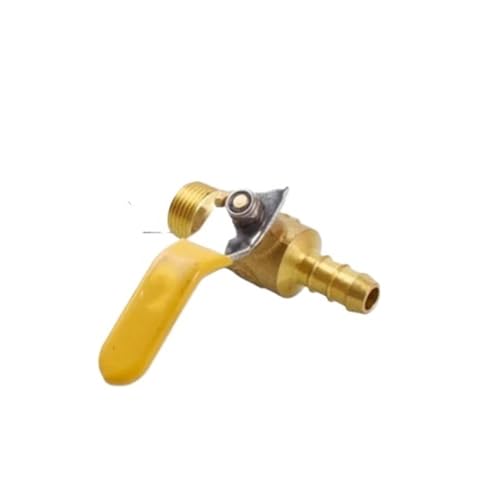 8mm 10mm 12mm Schlauchanschluss Außendurchmesser x 1/4" 3/8" 1/2" Außengewinde 2 3-Wege Messing Gas Kugelhahn(NO2) von WBZARCPNG