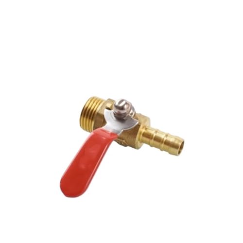8mm 10mm 12mm Schlauchanschluss Außendurchmesser x 1/4" 3/8" 1/2" Außengewinde 2 3-Wege Messing Gas Kugelhahn(NO4) von WBZARCPNG