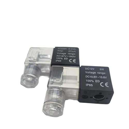 Pneumatische Magnetventilspule Elektrischer Teil 4V210 3V210 DC12V DC24V AC110V AC220V Magnetventilspule(AC110V) von WBZARCPNG
