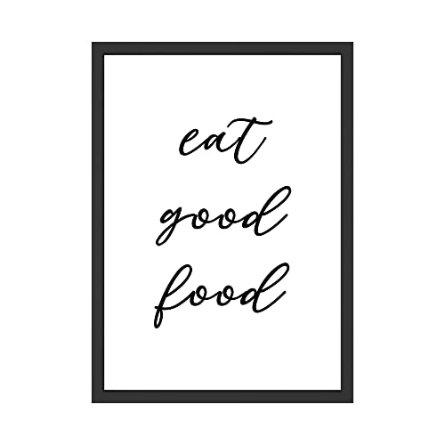 WBdesignz Eat Good Food Küche Bild Wandbild Esszimmer Poster Essen Dekoration (ohne Rahmen) von WBdesignz