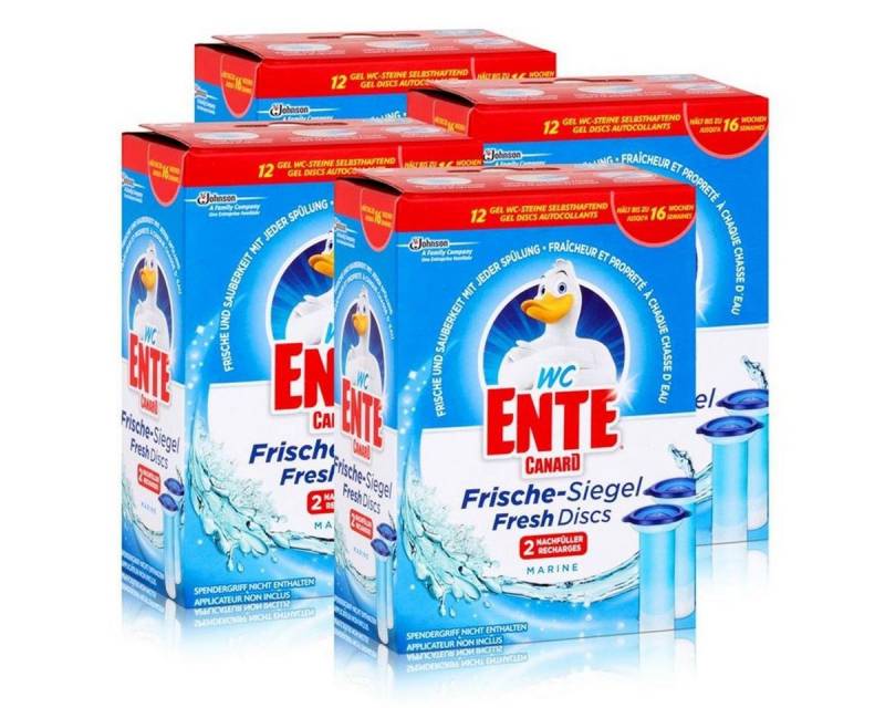 WC Ente 4x WC Ente Frische Siegel Nachfüller Marine WC-Reiniger von WC Ente