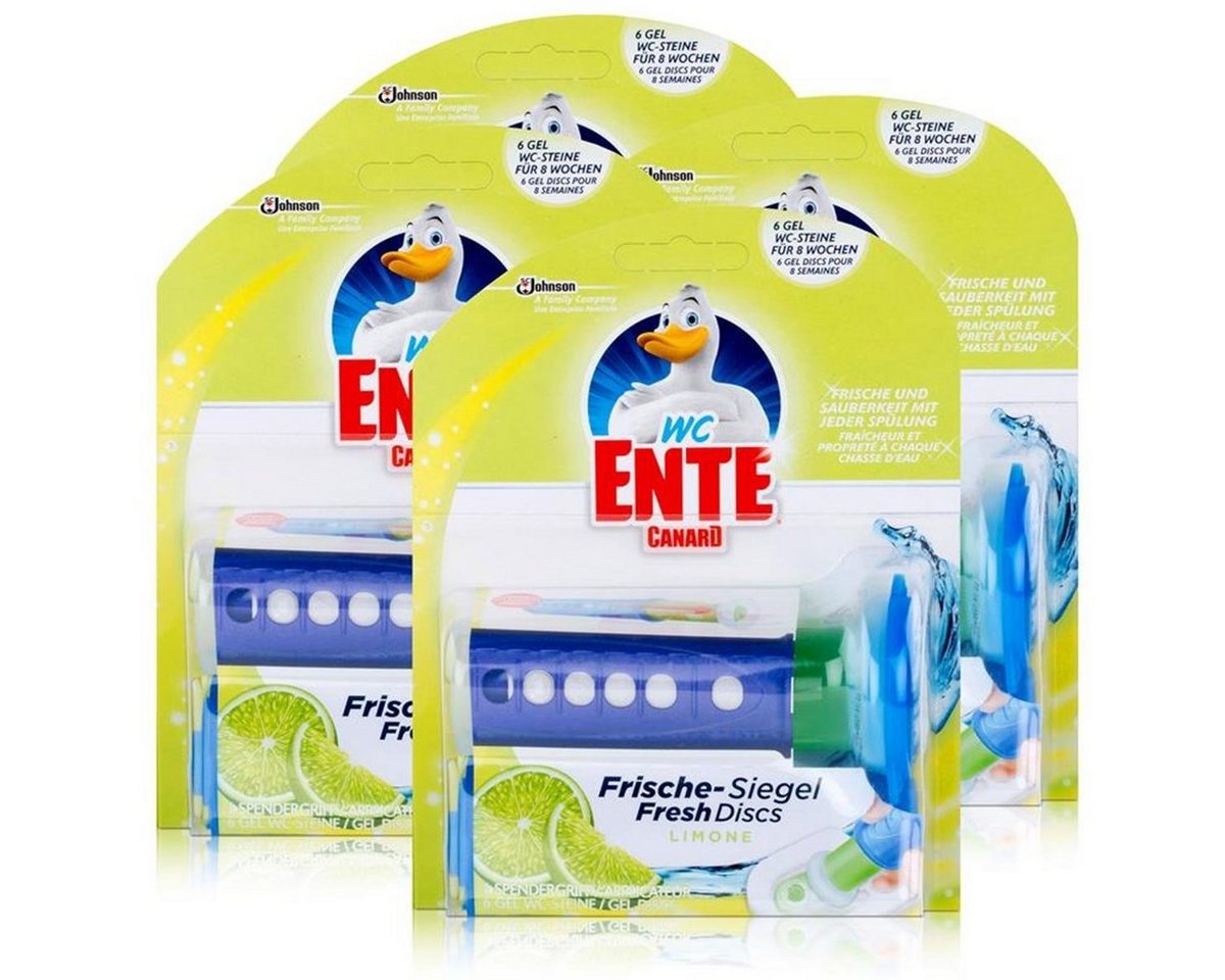 WC Ente 4x WC Ente Frische Siegel Starter Set Limone, 6 Gel Siegel WC-Reiniger WC Ente 4x WC Ente Frische Siegel Starter Set Limone, 6 Gel Siegel WC-Reiniger von WC Ente