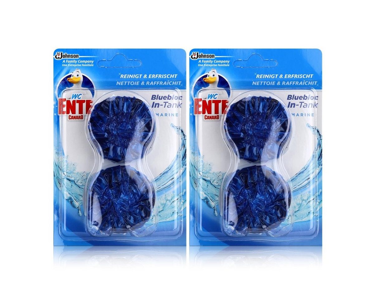 WC Ente WC Ente Bluebloc In-Tank Marine 2x50g WC-Frische (2er Pack) WC-Reiniger von WC Ente