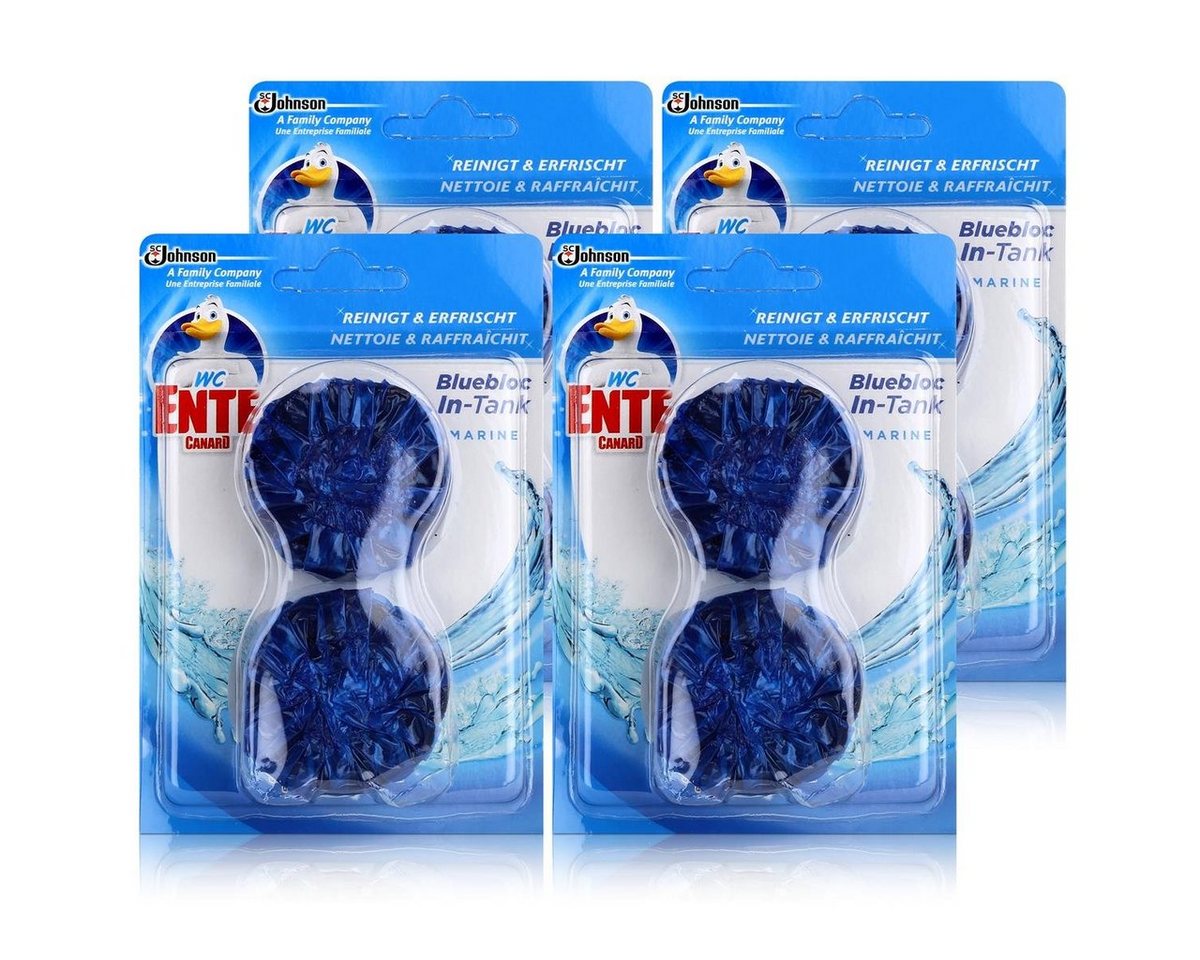 WC Ente WC Ente Bluebloc In-Tank Marine 2x50g WC-Frische (4er Pack) WC-Reiniger von WC Ente