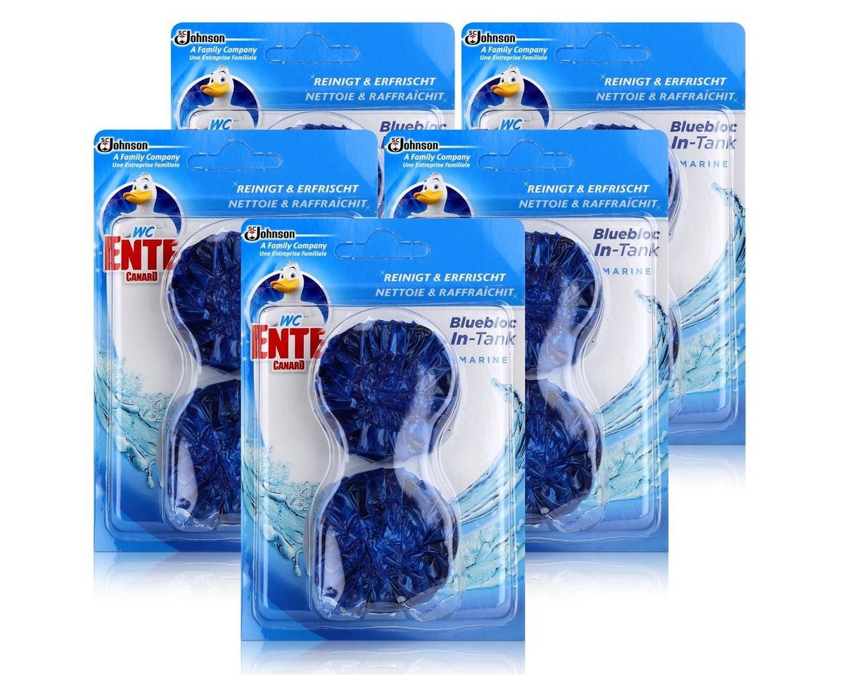 WC Ente WC Ente Bluebloc In-Tank Marine 2x50g WC-Frische (5er Pack) WC-Reiniger von WC Ente
