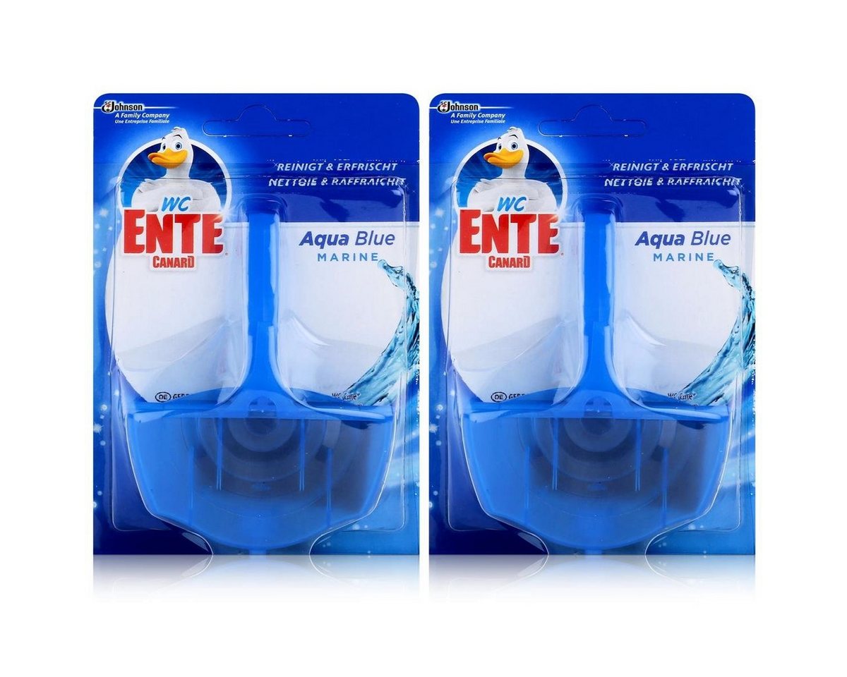 WC Ente WC Ente Einhänger Aqua Blue 40g WC-Frische (2er Pack) WC-Reiniger von WC Ente