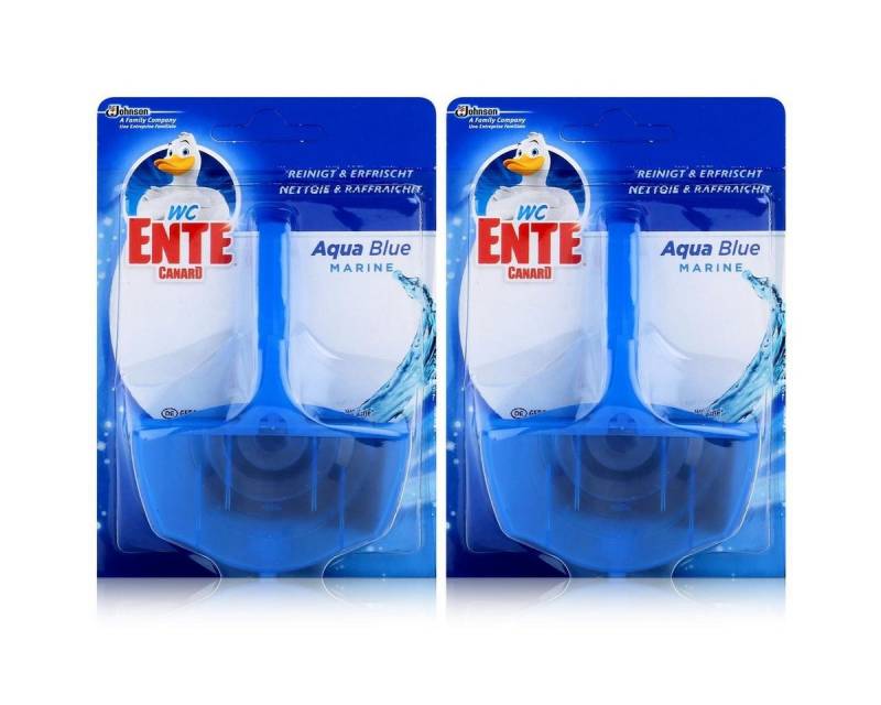 WC Ente WC Ente Einhänger Aqua Blue 40g WC-Frische (2er Pack) WC-Reiniger von WC Ente