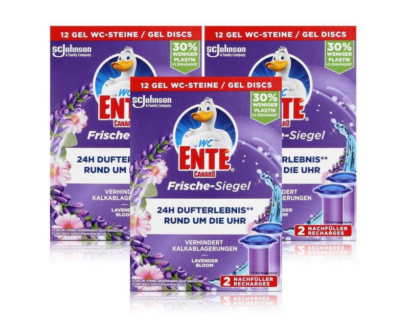 WC Ente WC Ente Frische-Siegel Lavender 2x36ml WC-Frische (3er Pack) WC-Reiniger von WC Ente