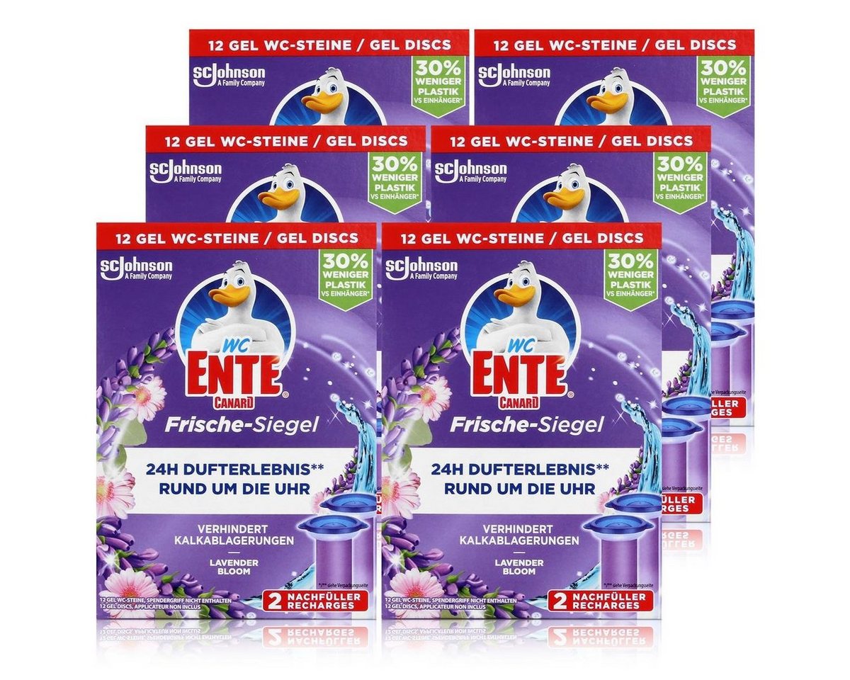 WC Ente WC Ente Frische-Siegel Lavender 2x36ml WC-Frische (6er Pack) WC-Reiniger von WC Ente